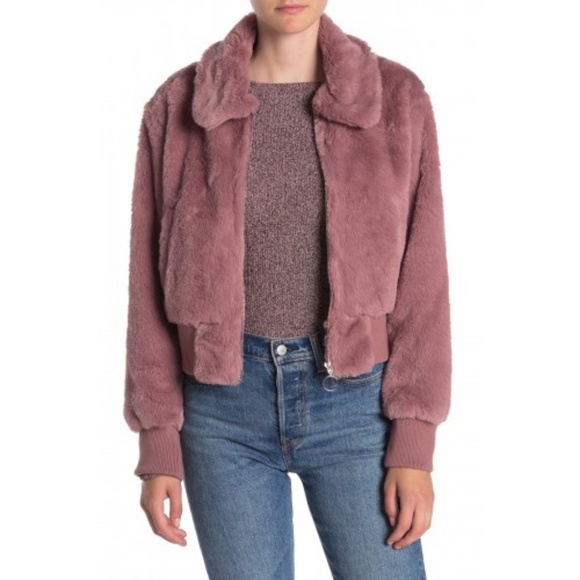 Sweet rain fuzzy jacket Clearance